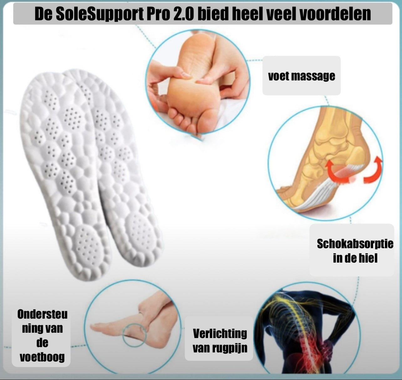 SoleSupport Pro™ 2.0 - Orthopedische Inlegzolen