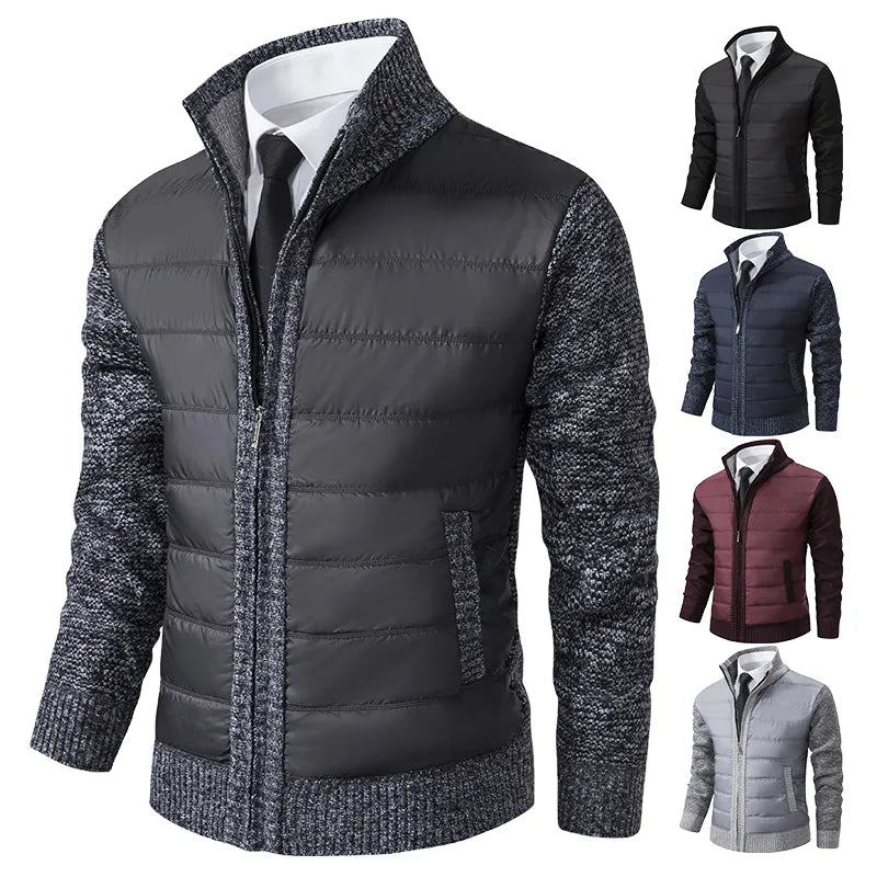 Klassische Herren-Winterstrickjacke
