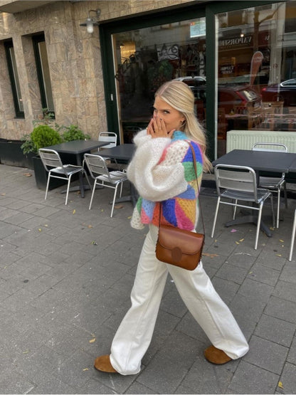 VIVIEN™ | FARBFROHER STRICKPULLOVER
