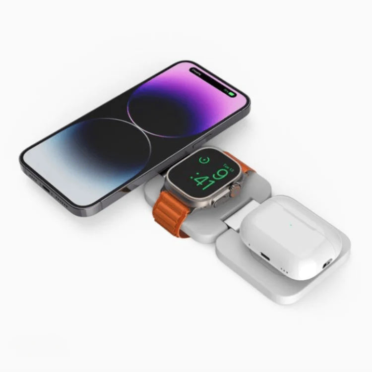 PowerPod™ - 3- in- 1 Draadloze oplader