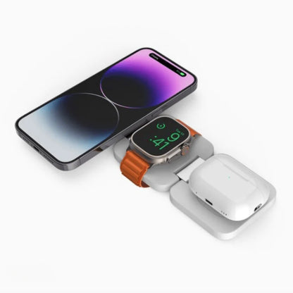 PowerPod™ - 3- in- 1 Draadloze oplader