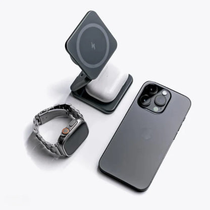 PowerPod™ - 3- in- 1 Draadloze oplader