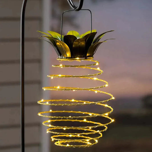 PineSunshine™ - Winter Ananaslamp Op Zonne-Energie